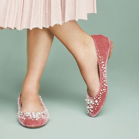 Anthropologie Opulent Ballet Flats - Picture 2 of 5